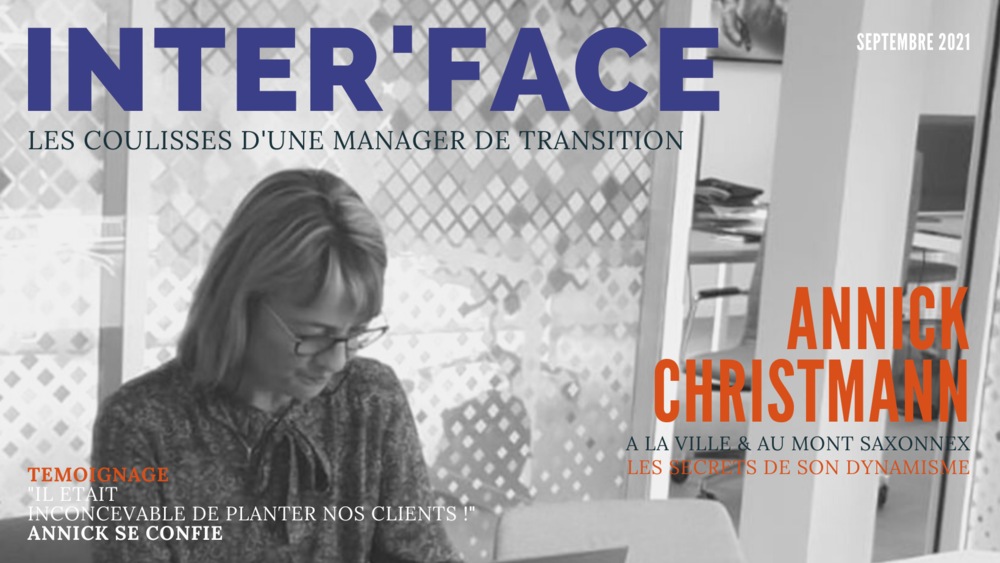 Le portrait d'Annick Christmann, manager de transition Inter'Face